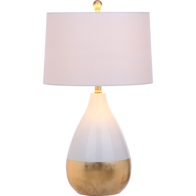 Set of 2 Kingship Table Lamps, White - Lighting - 3