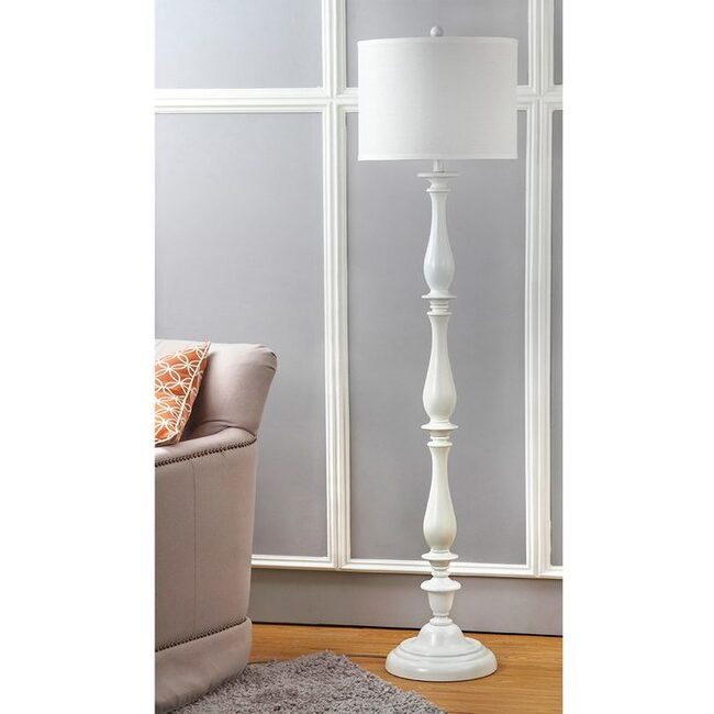 Bessie Floor Lamp, White - Lighting - 4