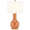 Paris Ceramic Table Lamp, Orange - Lighting - 1 - thumbnail