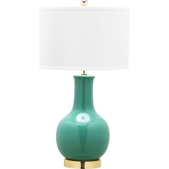 Paris Ceramic Table Lamp, Emerald