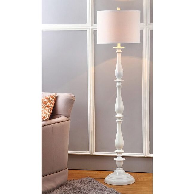 Bessie Floor Lamp, White - Lighting - 5