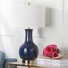 Paris Ceramic Table Lamp, Navy - Lighting - 2