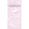 Moon & Star Novelty Blanket, Pink - Blankets - 1 - thumbnail