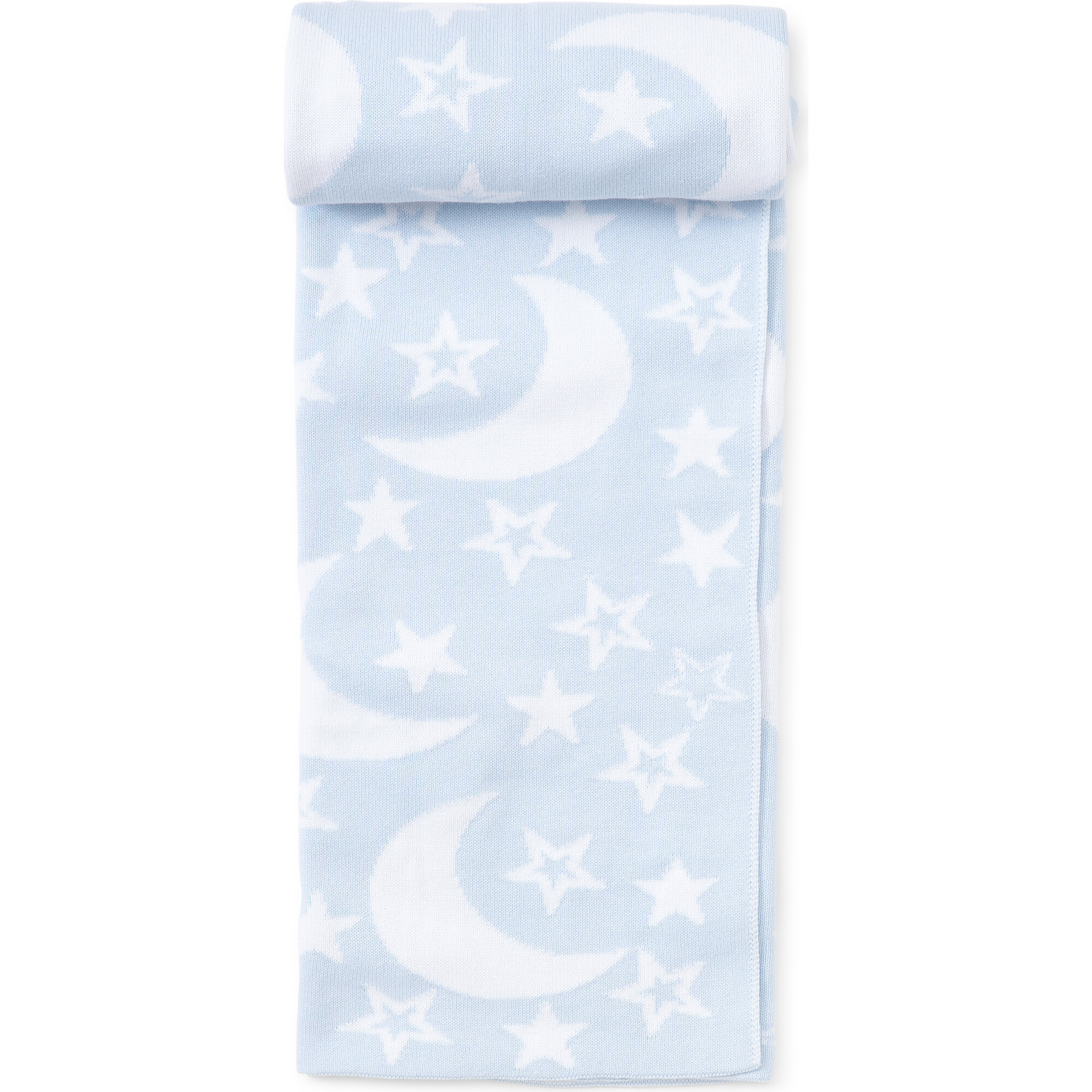 Moon & Star Novelty Blanket, Blue - Blankets - 1