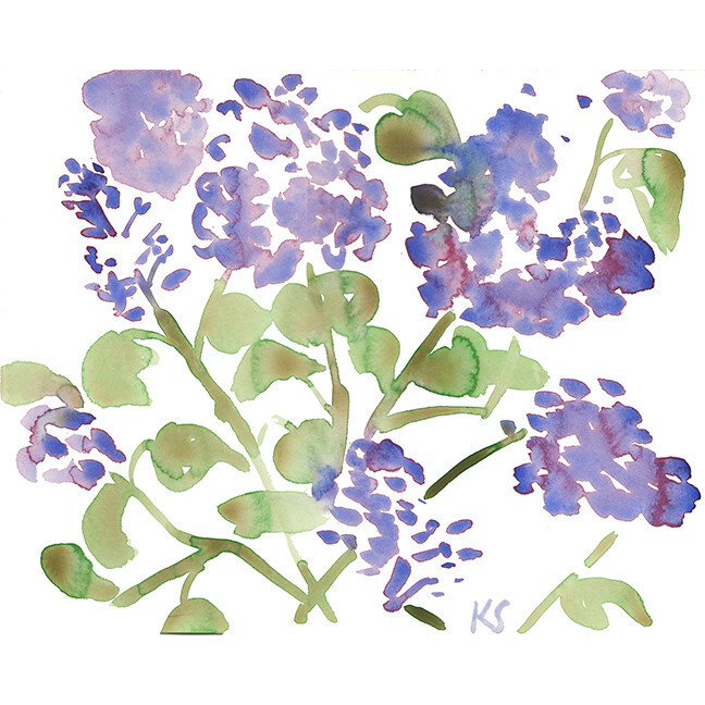 Lilacs 3, 13" x 10.5" - Art - 1