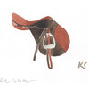 Saddle, 7.5" x 7.25" - Art - 1 - thumbnail