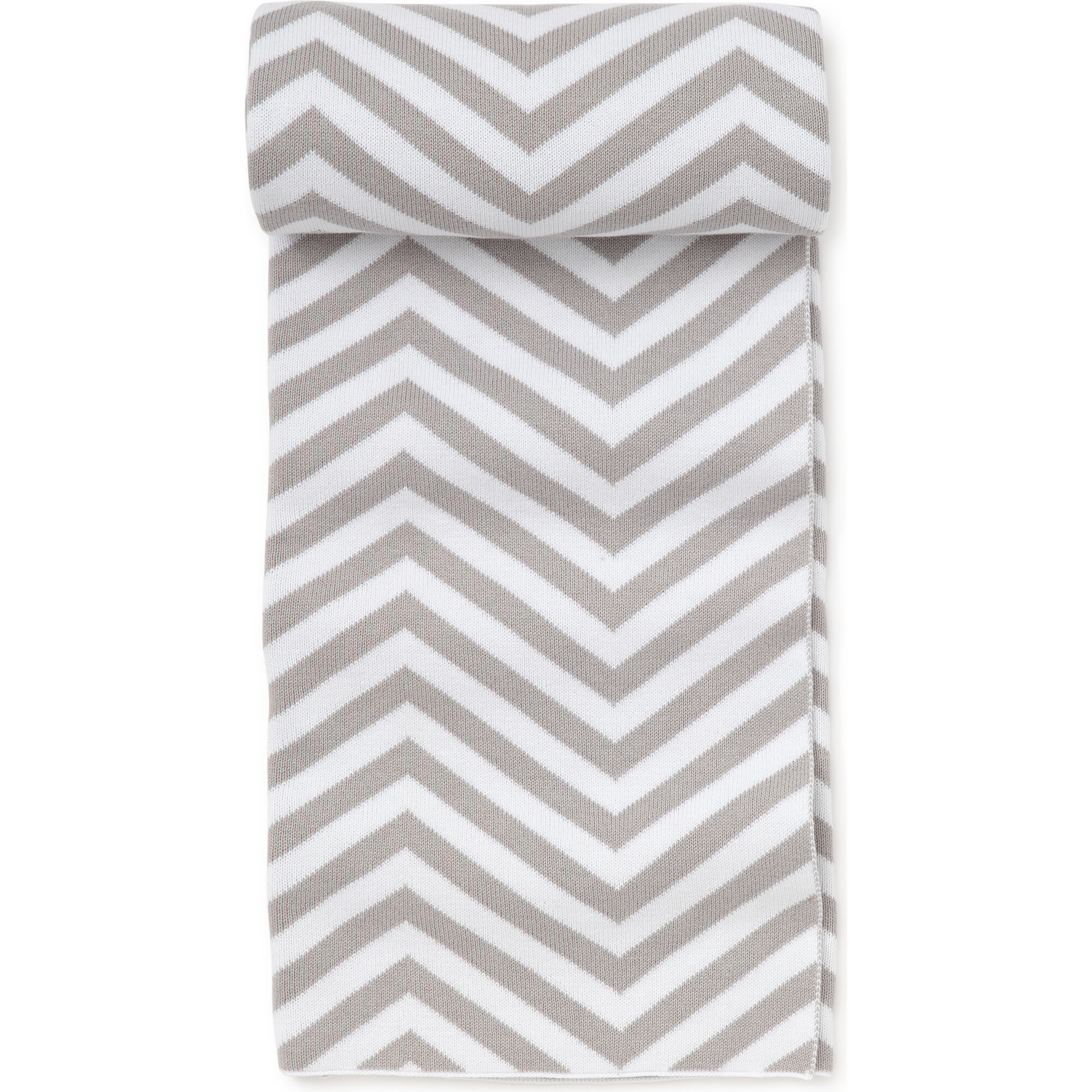 Chevron Novelty Blanket, Grey - Blankets - 1