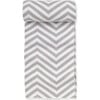 Chevron Novelty Blanket, Grey - Blankets - 1 - thumbnail