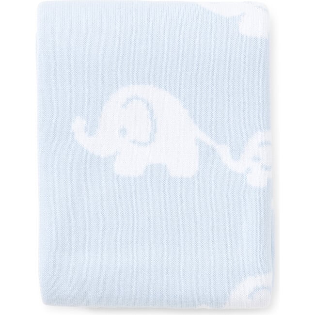 Elephant Novelty Blanket, Blue - Blankets - 3