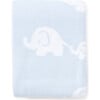 Elephant Novelty Blanket, Blue - Blankets - 3