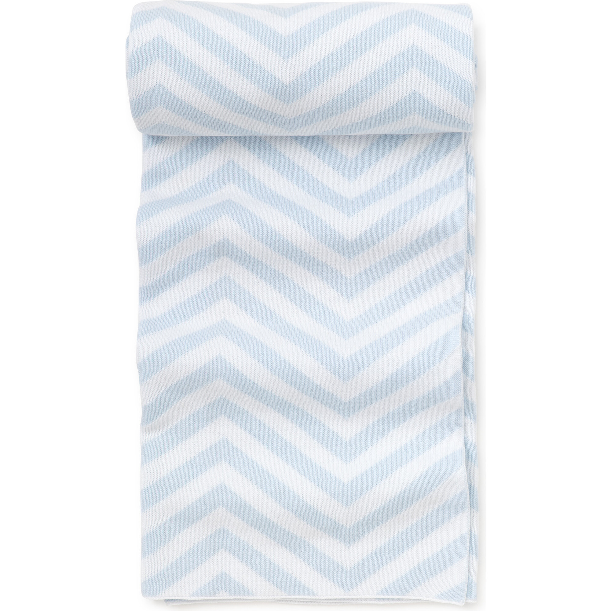 Chevron Novelty Blanket, Blue - Blankets - 1