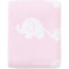 Elephant Novelty Blanket, Pink - Blankets - 3