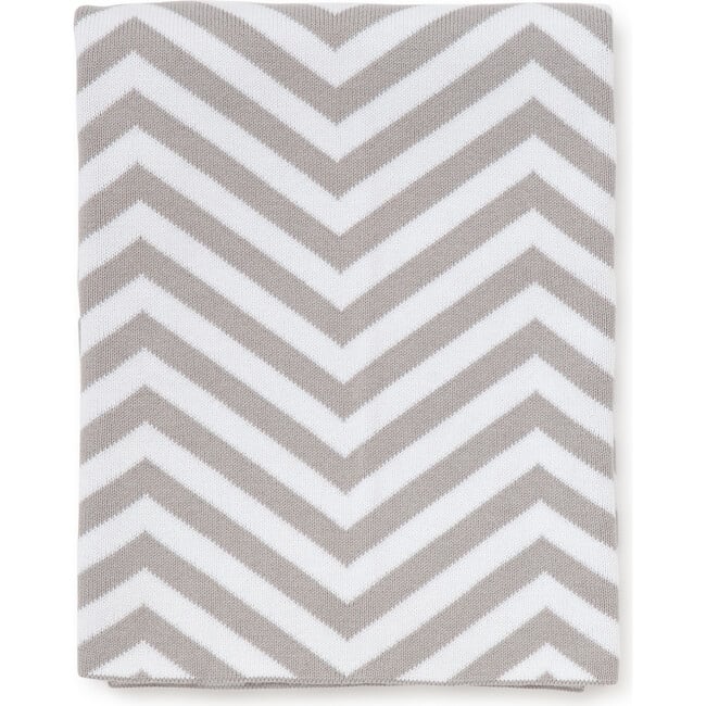 Chevron Novelty Blanket, Grey - Blankets - 2