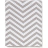 Chevron Novelty Blanket, Grey - Blankets - 2