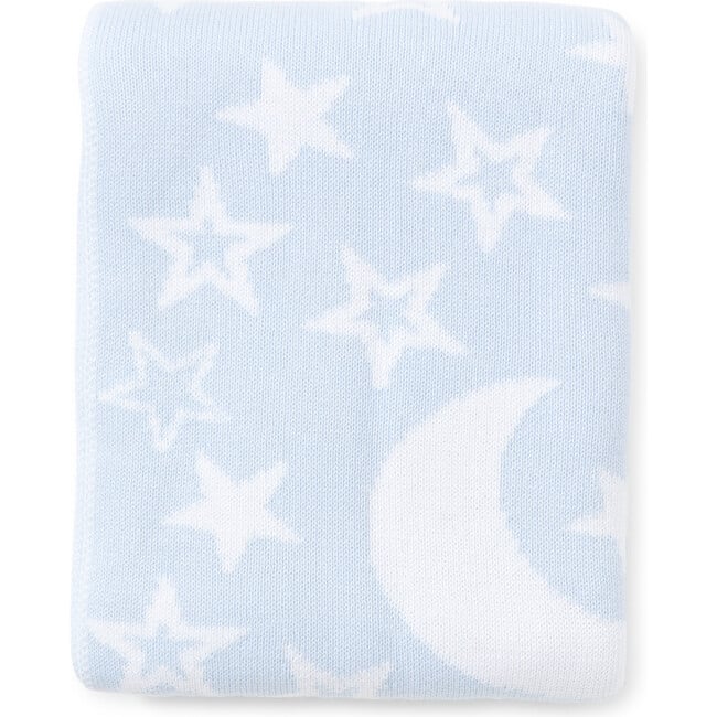 Moon & Star Novelty Blanket, Blue - Blankets - 3