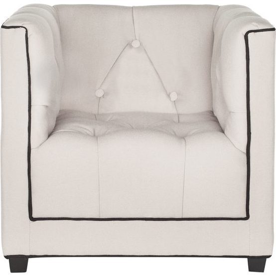 Tufted Mini Club Chair, Beige - Accent Seating - 1