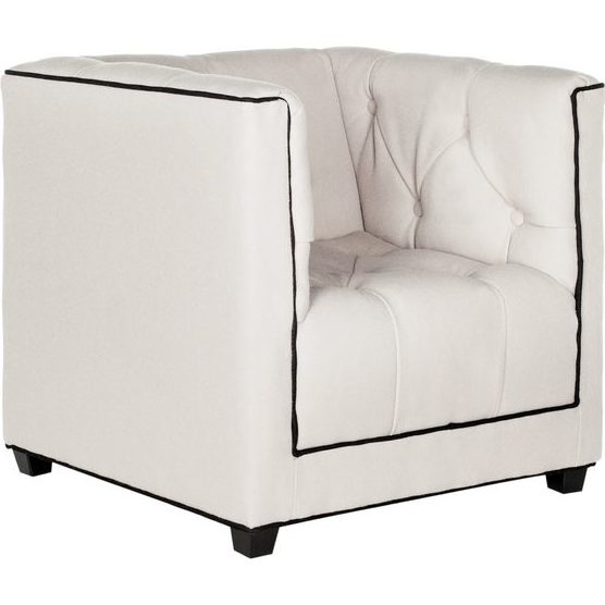 Tufted Mini Club Chair, Beige - Accent Seating - 3