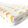 Organic Half Moon Crib Sheet, Mustard Gold - Crib Sheets - 1 - thumbnail