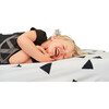 Organic Triangle Crib Sheet, Night Black - Crib Sheets - 3