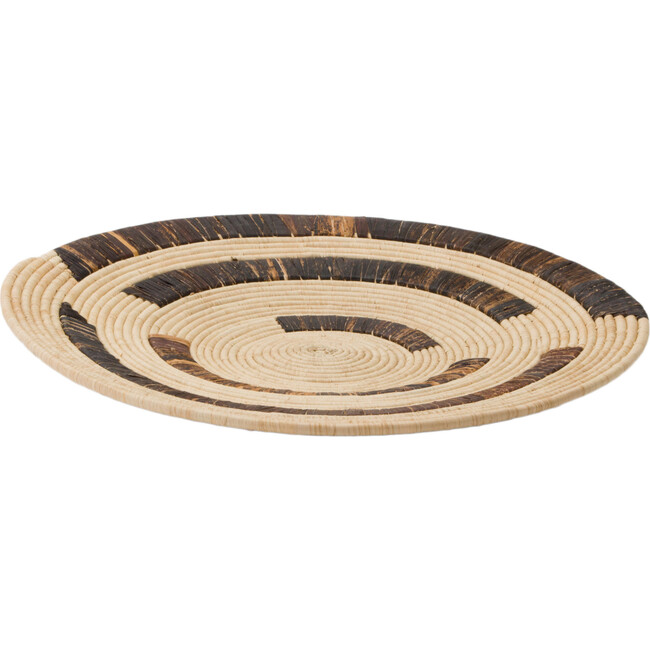 Ugandan Raffia + Banana Bark Plate II Wall Decor, Natural - Wall Décor - 2