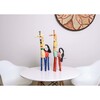 Raffia Giraffe Shelf Decor, Colorful - Accents - 3