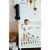 Organic Half Moon Crib Sheet, Night Black - Crib Sheets - 2