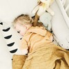 Organic Half Moon Crib Sheet, Night Black - Crib Sheets - 3