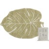 Mini Monstera Washable Rug, Olive - Rugs - 1 - thumbnail