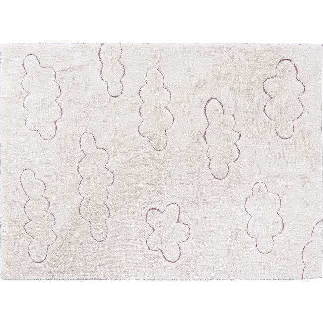 Clouds RugCycled Washable Rug, Natural - Rugs - 1