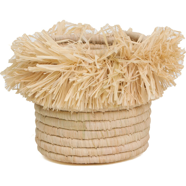 5" Small Fringed Catchall, Natural