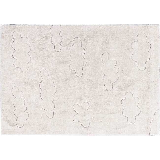 Clouds RugCycled Washable Rug, Natural