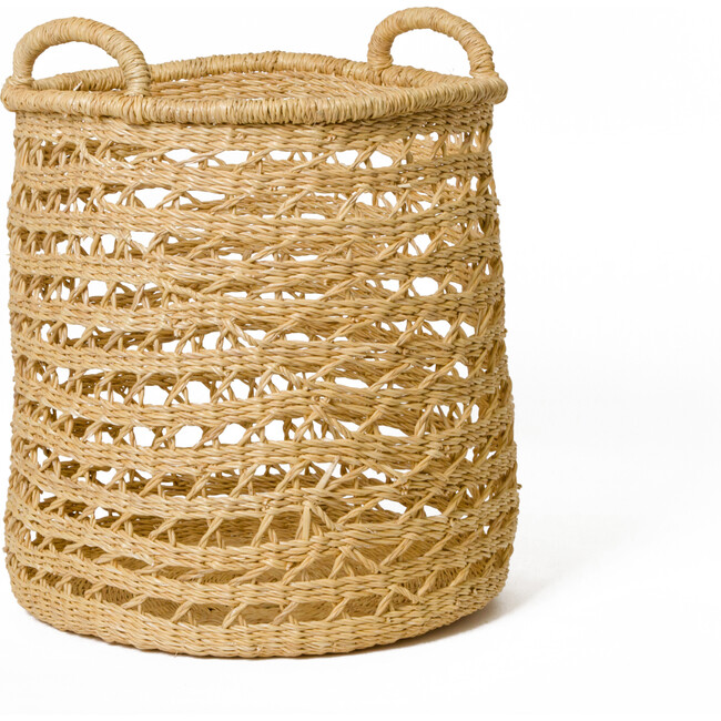 Lace Storage Basket, Natural