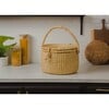 Handwoven Picnic Basket, Natural - Storage - 2