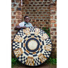 48" Oversized Woven Wall Plate Decor, Midnight Multi - Wall Décor - 3