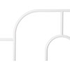 Paloma Metal Retro Headboard, White - Beds - 3