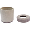 RugCycled Basket Bin, Natural/Grey - Accents - 3