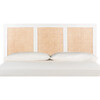 Vienna Cane Headboard, White Wash - Beds - 1 - thumbnail