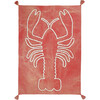 Giant Lobster Washable Wall Hanging, Brick Red - Wall Décor - 1 - thumbnail