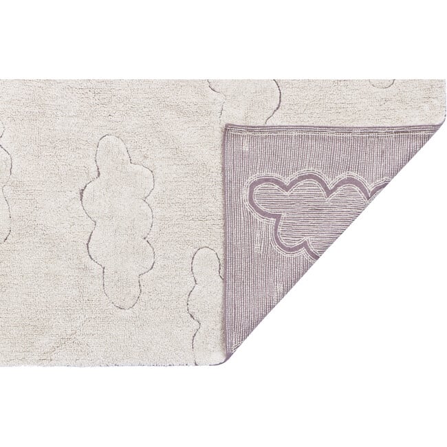 Clouds RugCycled Washable Rug, Natural - Rugs - 6