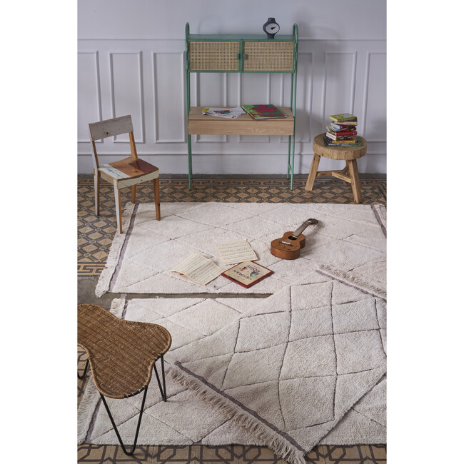 Bereber RugCycled Washable Rug, Natural - Rugs - 4