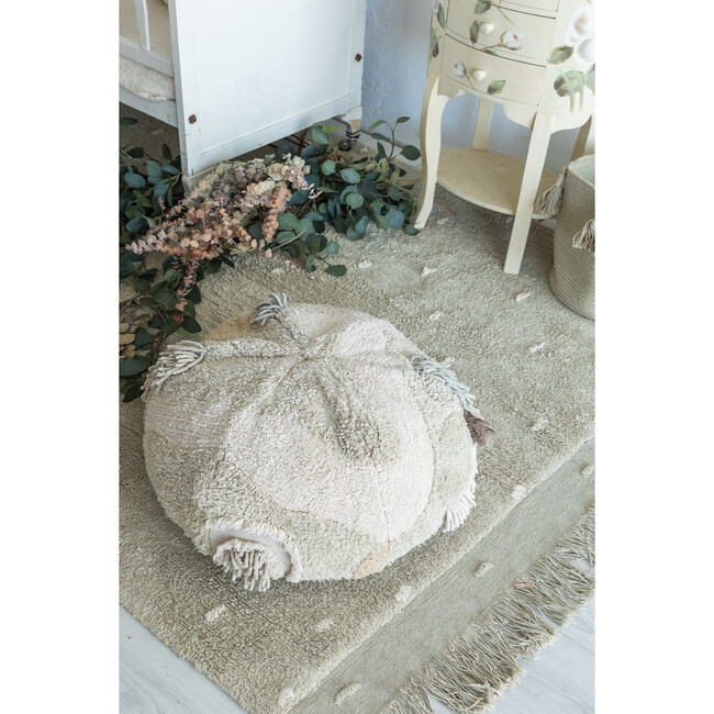 Mossy Rock Pouf, Neutral - Kids Seating - 9