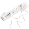 Mum To Be Sash, Rose Gold - Party Accessories - 1 - thumbnail
