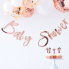 Baby Shower Backdrop, Rose Gold - Decorations - 2