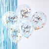 Baby Boy Confetti Balloons, Blue - Decorations - 2