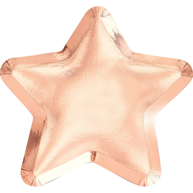 Star Shaped Plates, Rose Gold