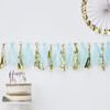 Tassel Garland, Blue & Gold - Garlands - 2