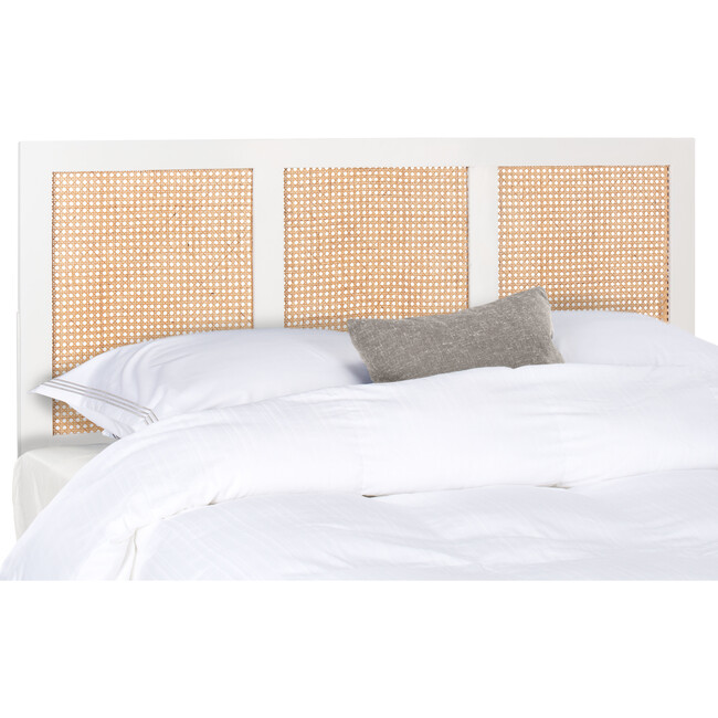 Vienna Cane Headboard, White Wash - Beds - 4