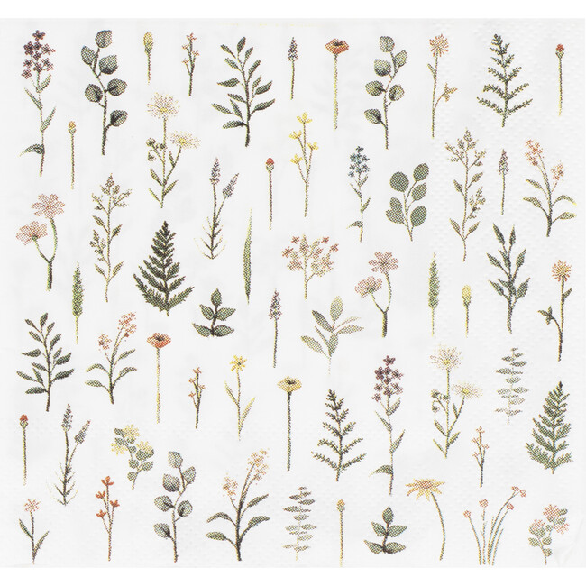 Paper Napkins, Floral Print