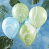 Marble Balloons, Green & Blue - Party - 2