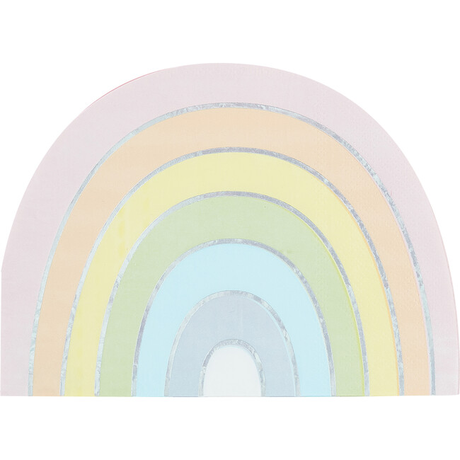 Foiled Paper Napkins, Rainbow